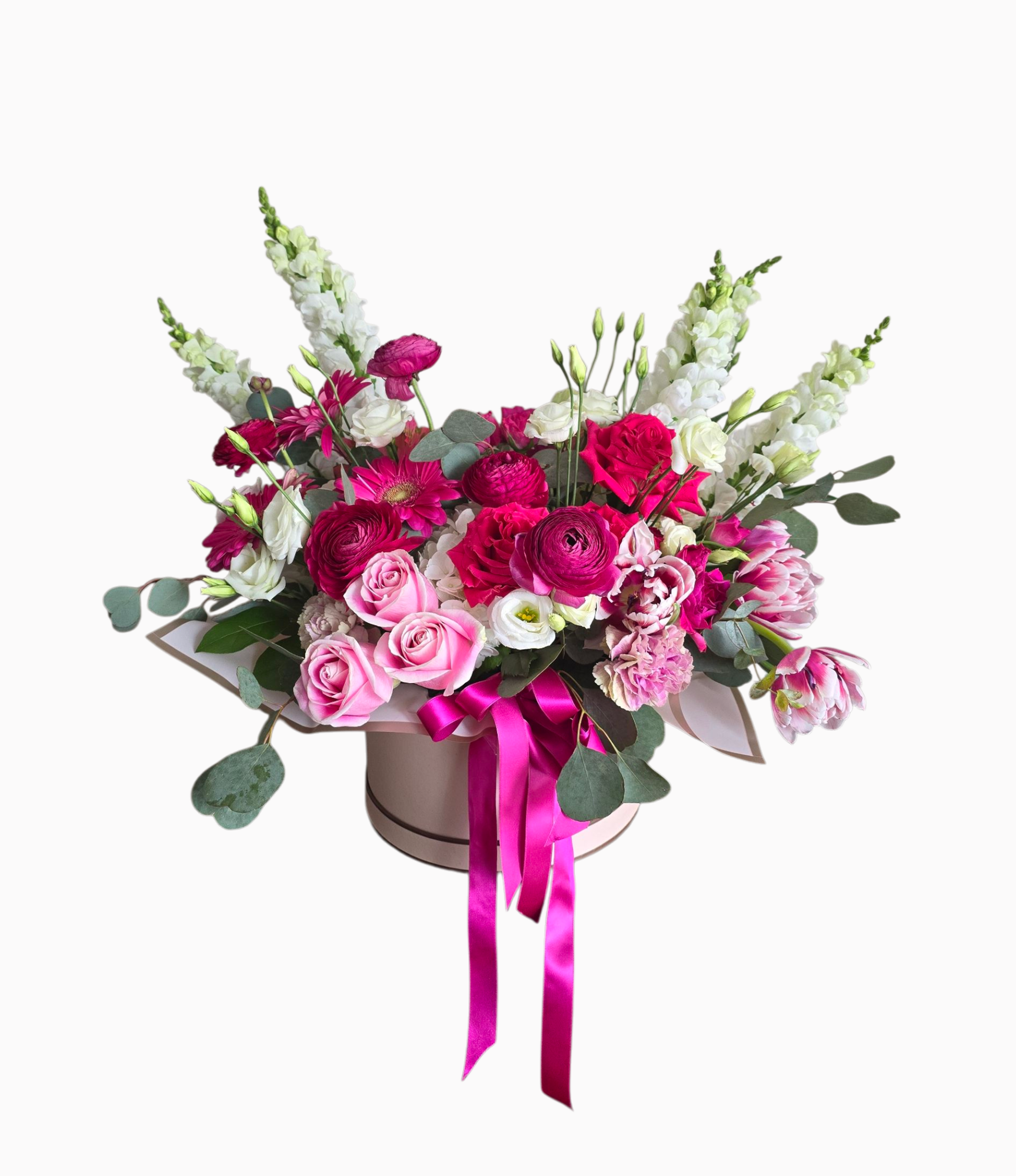 Hot Pink Flower Box