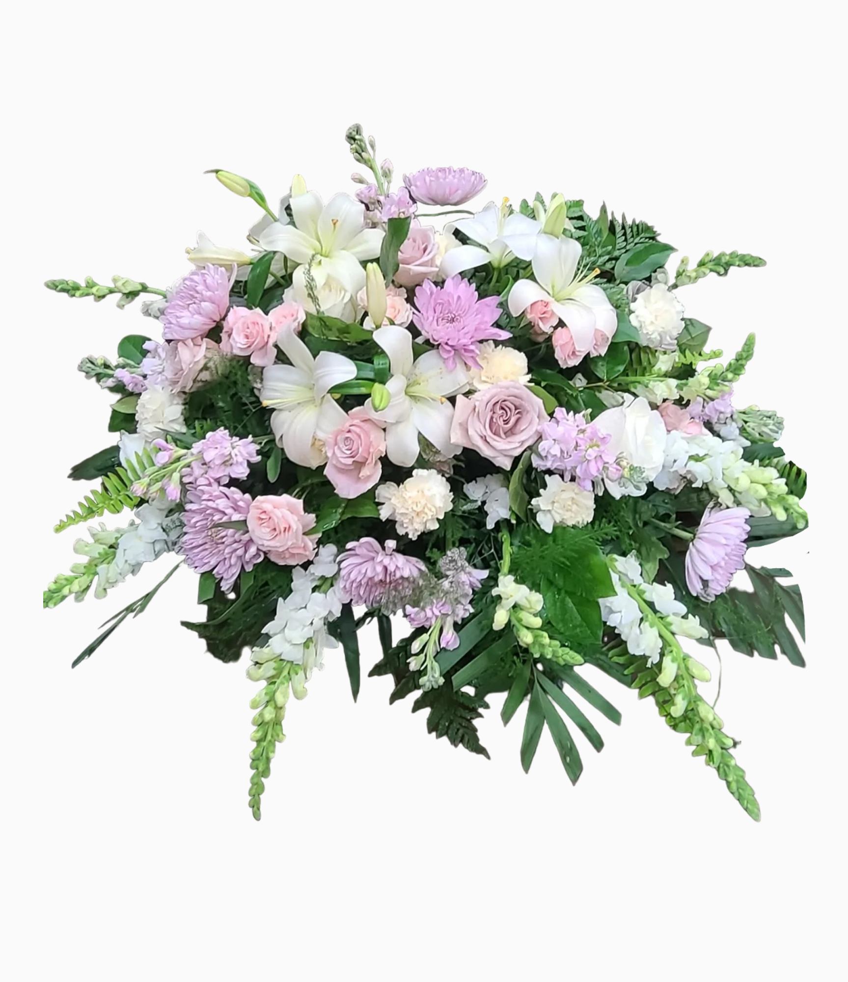 Lavender Reflection Casket Spray