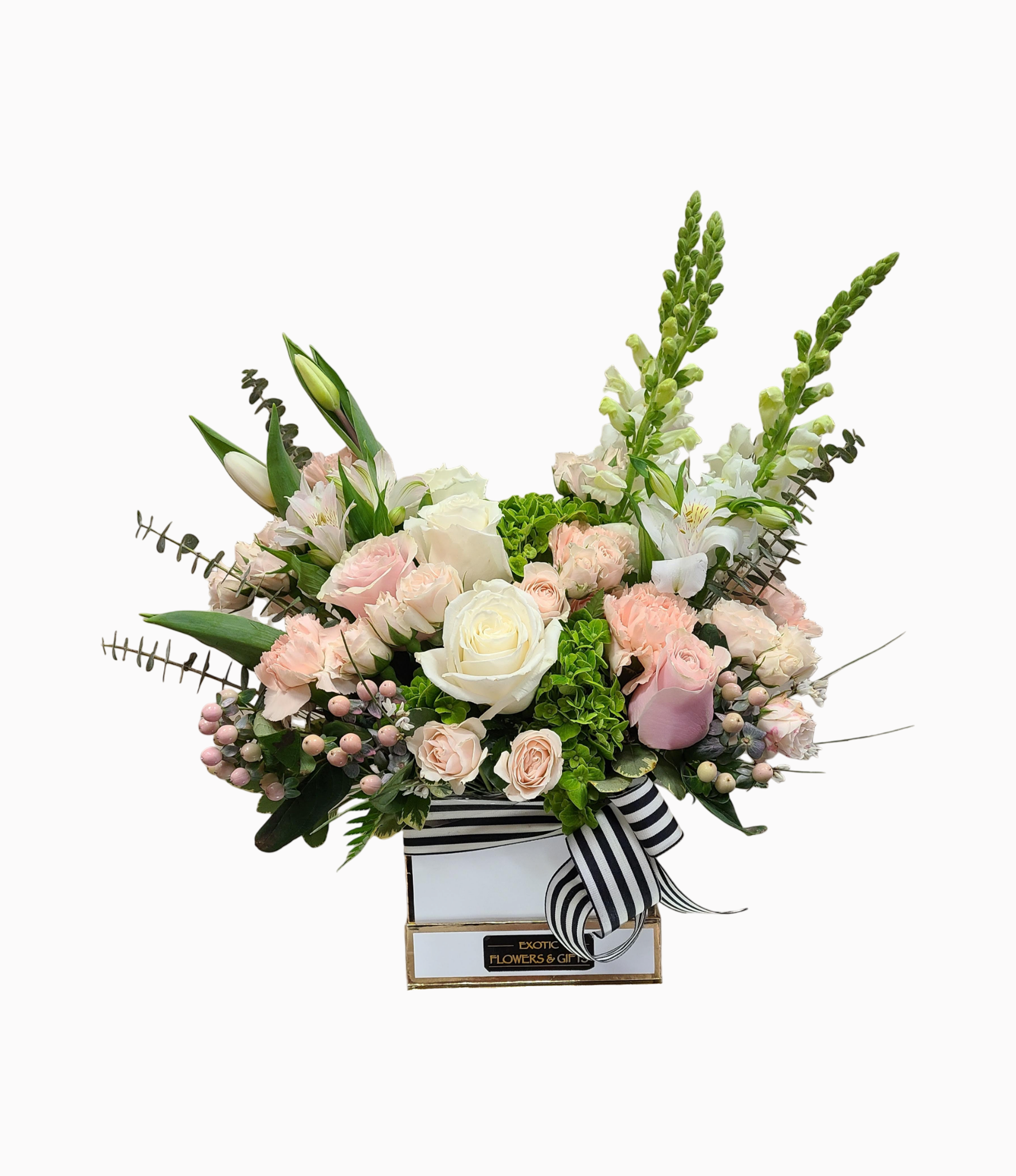 Pink Flowers In a Box