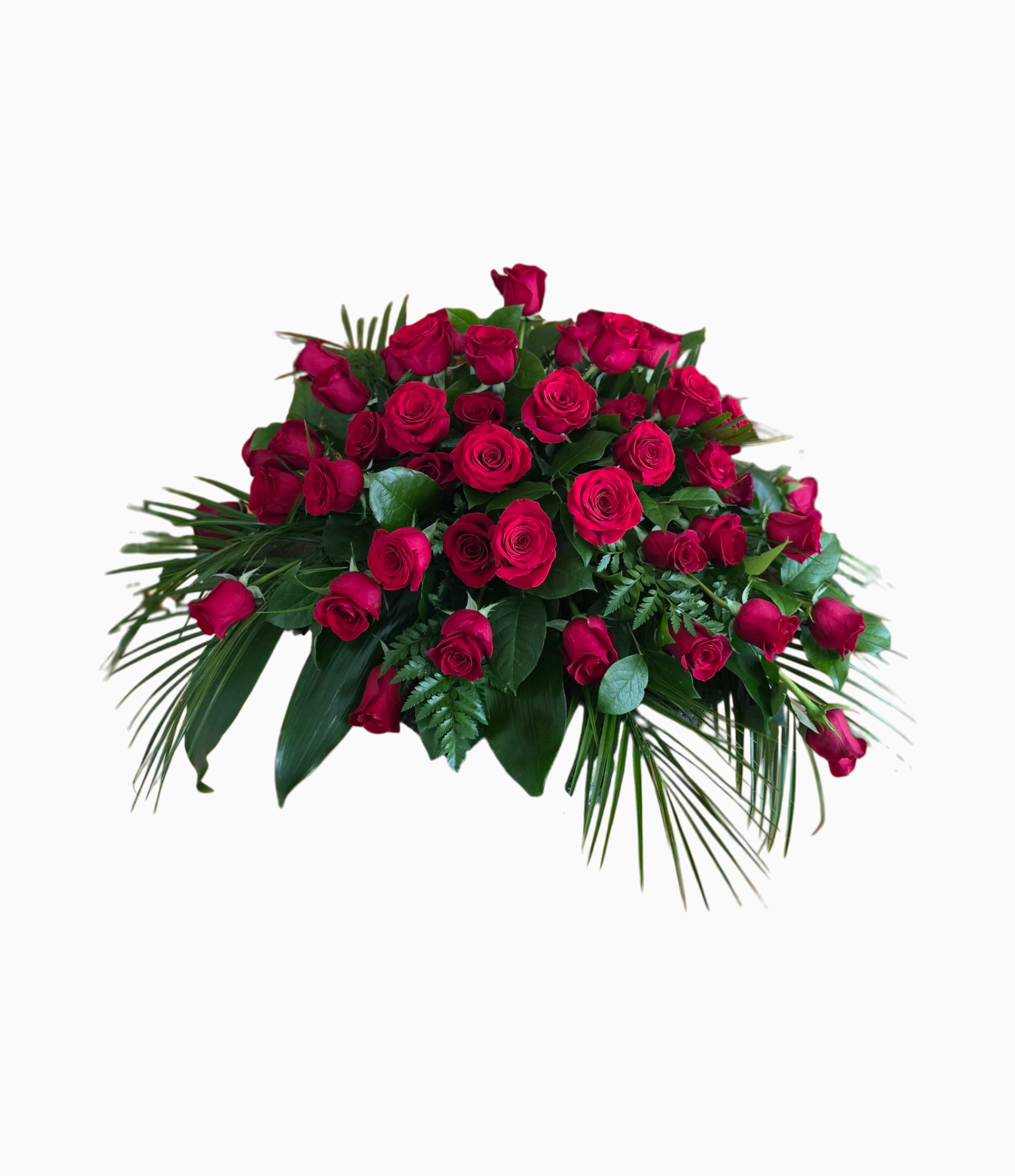 Red Rose Casket Spray