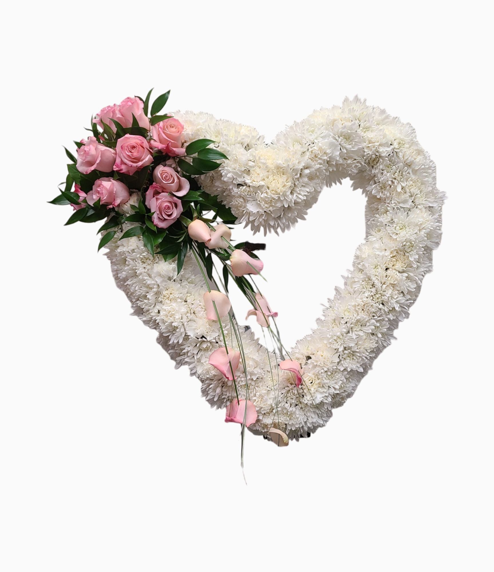 With Love Heart Wreath