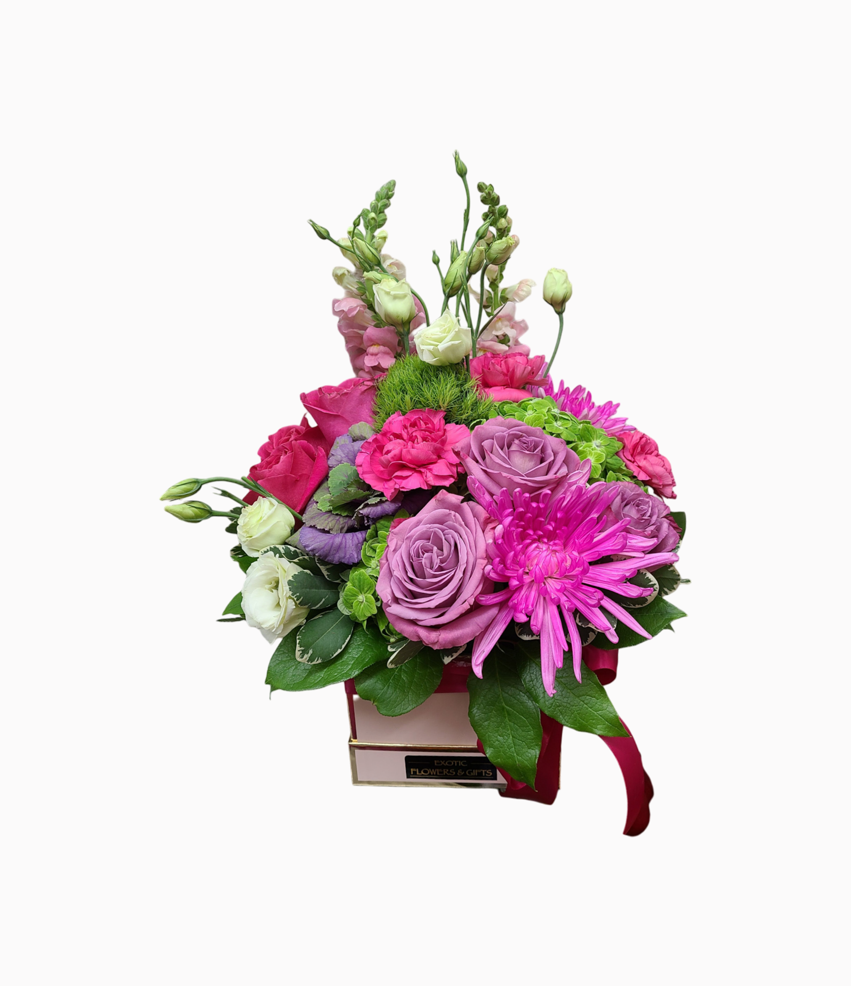 Bright Blooms In A  Box