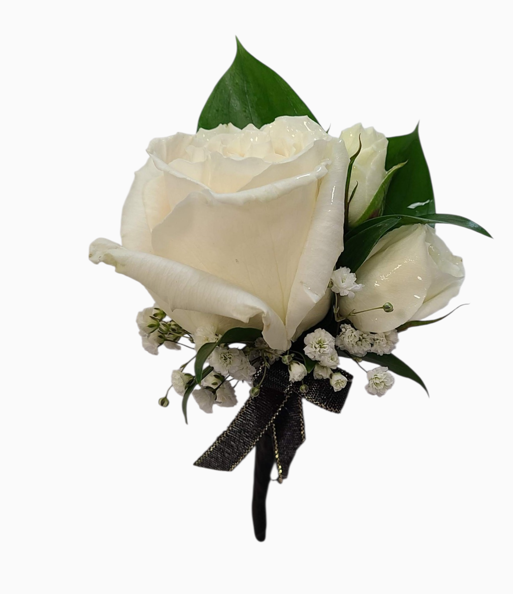 White Rose Boutonniere