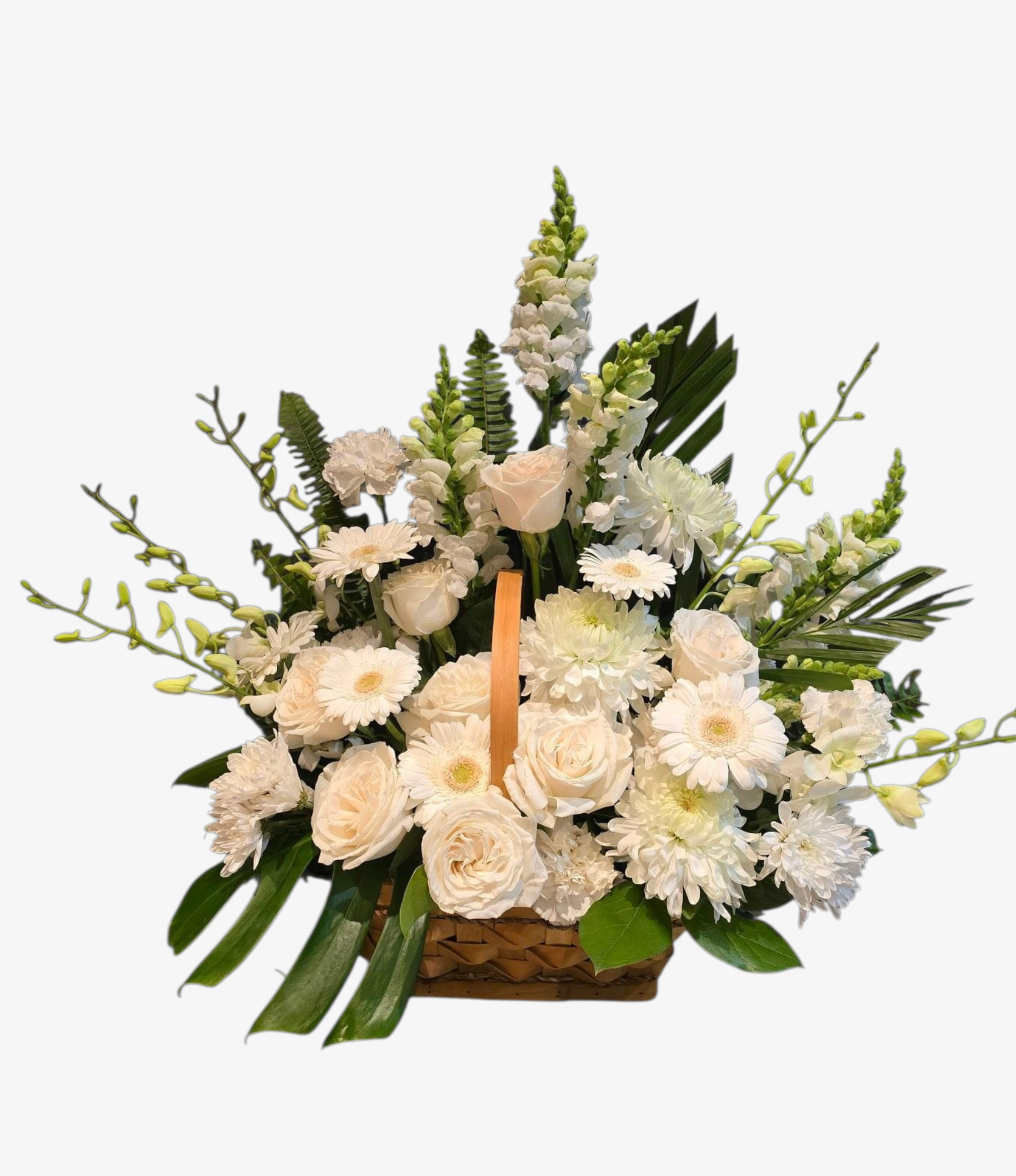 White Sympathy Basket