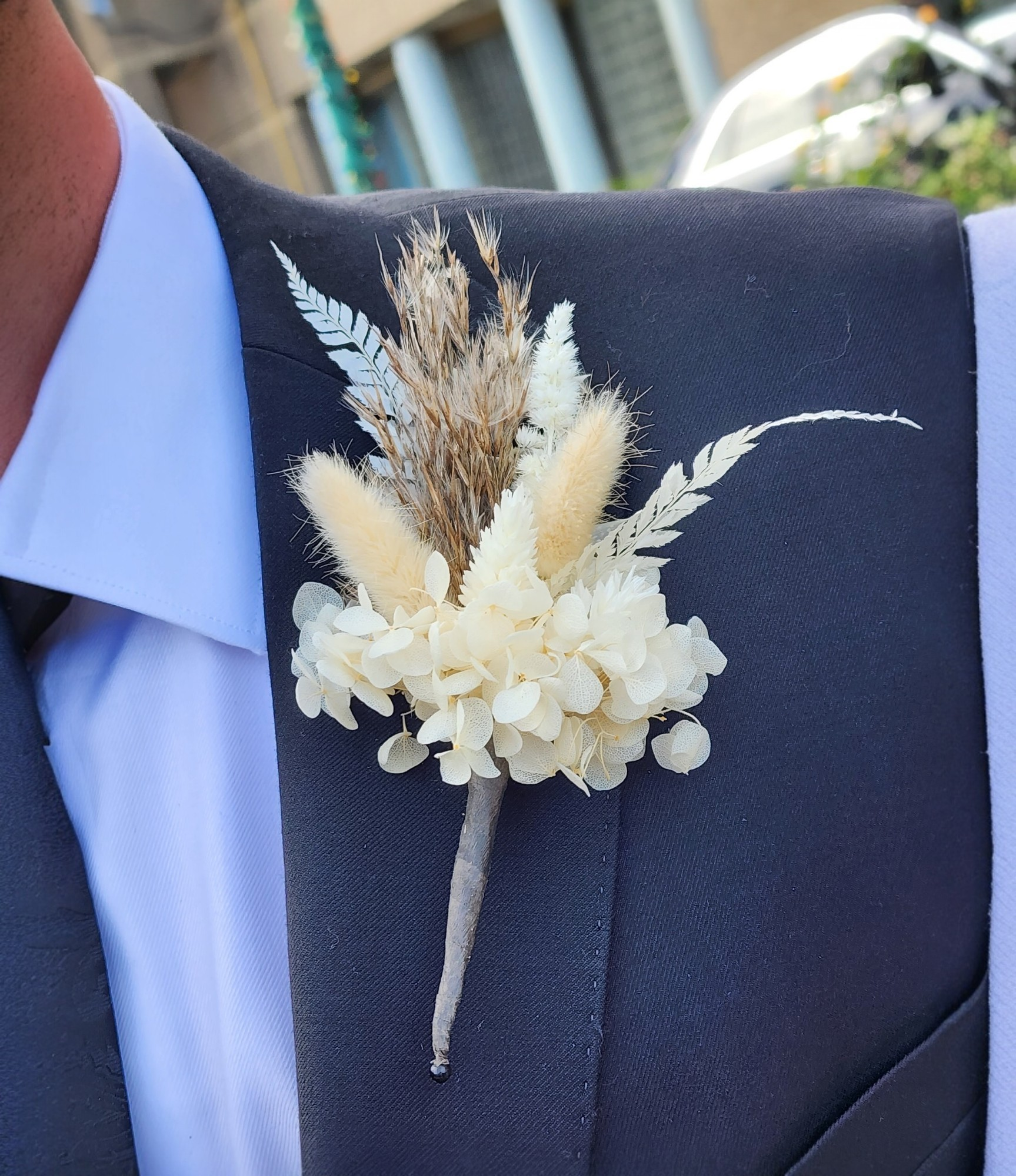 Boho Style Boutonniere